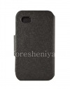 Photo 2 — Funda de cuero Firma abertura horizontal Wallston colorido Caso elegante para BlackBerry Q5, Negro