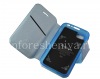 Photo 5 — Signature Leather Case horizontal opening Wallston Colorful Smart Case for BlackBerry Q5, Frosty blue
