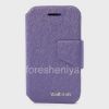 Photo 1 — Signature Leather Case ouverture horizontale Smart Case Colorful Wallston pour BlackBerry Q5, Lavande