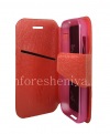 Photo 6 — Signature Leather Case horizontal opening Wallston Colorful Smart Case for BlackBerry Q5, Berry