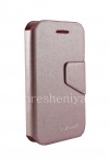 Photo 6 — Signature Leather Case horizontal opening Wallston Colorful Smart Case for BlackBerry Q5, Tender rose