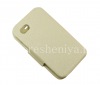 Photo 3 — Signature Leather Case ouverture horizontale Smart Case Colorful Wallston pour BlackBerry Q5, Lait Blanc