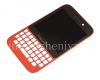 Фотография 3 — Оригинальный экран LCD в сборке с тач-скрином и ободком для BlackBerry Q5, Красный, тип экрана 001/111