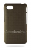 Фотография 1 — Фирменный пластиковый чехол-крышка Nillkin Frosted Shield для BlackBerry Q5, Серо-коричневый