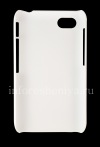 Фотография 2 — Фирменный пластиковый чехол-крышка Nillkin Frosted Shield для BlackBerry Q5, Белый