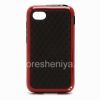 Photo 1 — Silicone Case icwecwe "Cube" for BlackBerry Q5, Black / Red