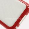 Photo 5 — Silicone Case icwecwe "Cube" for BlackBerry Q5, White / Red