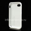 Photo 3 — Silicone Case icwecwe "Cube" for BlackBerry Q5, White / White