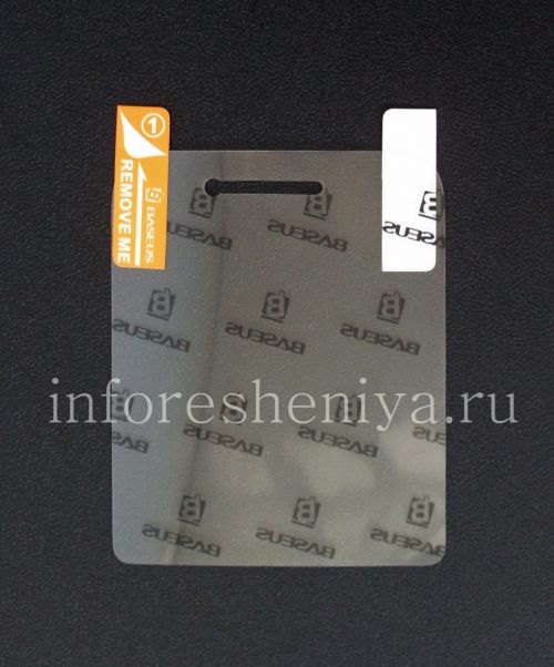 Галерея фотографий товара Фирменная защитная пленка для экрана Baseus для BlackBerry Q5, Матовая, Defend Finger Print