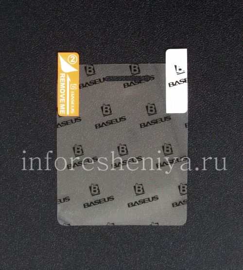 Галерея фотографий товара Фирменная защитная пленка для экрана Baseus для BlackBerry Q5, Прозрачная, High Definition