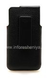 Photo 2 — BlackBerry Z10 / 9982 জন্য ক্লিপ লেদার সুইভেল খাপ সঙ্গে মূল চামড়া কেস, ব্ল্যাক (কালো)