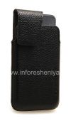 Photo 3 — BlackBerry Z10 / 9982 জন্য ক্লিপ লেদার সুইভেল খাপ সঙ্গে মূল চামড়া কেস, ব্ল্যাক (কালো)
