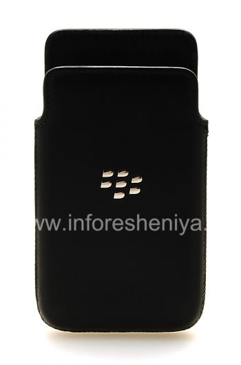 Asli Kasus-saku Kulit Pocket Pouch untuk BlackBerry Z10 / 9982