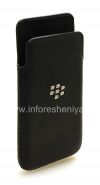 Photo 3 — BlackBerry Z10 / 9982 জন্য মূল কেস পকেট লেদার পকেট থলি, ব্ল্যাক (কালো)