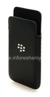 Photo 5 — Asli Kasus-saku Kulit Pocket Pouch untuk BlackBerry Z10 / 9982, Black (hitam)