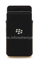 El original de la tela cubierta de bolsillo bolsillo de la bolsa de microfibra para BlackBerry Z10 / 9982, Grey (gris)