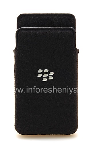 El original de la tela cubierta de bolsillo bolsillo de la bolsa de microfibra para BlackBerry Z10 / 9982