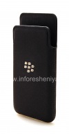 Photo 4 — BlackBerry Z10 / 9982のためのオリジナルファブリックカバーポケットマイクロファイバーポケットポーチ, 灰色（グレー）