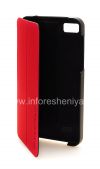 Фотография 3 — Оригинальный комбинированный чехол горизонтально открывающийся Flip Shell Case для BlackBerry Z10, Красный (Red)