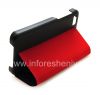 Фотография 7 — Оригинальный комбинированный чехол горизонтально открывающийся Flip Shell Case для BlackBerry Z10, Красный (Red)