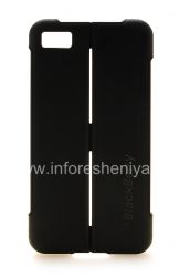 Оригинальный пластиковый чехол-крышка с функцией подставки Transform Hard Shell Case для BlackBerry Z10, Черный (Black)