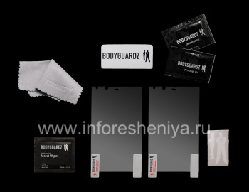 Protector de pantalla de marca BodyGuardz HD antideslumbrante ScreenGuardz (2 piezas) para BlackBerry Z10 / 9982