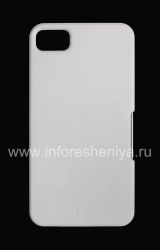 Cubierta de plástico Corporativa, cubierta Case-Mate Barely There para BlackBerry Z10, Caucásica (blanca)