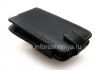 Фотография 5 — Фирменный кожаный чехол ручной работы Monaco Flip/Book Type Leather Case для BlackBerry Z10, Черный (Black), Вертикально открывающийся (Flip)