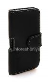 Photo 6 — Signature Leather Case-pocket handmade clip Monaco Vertical / Horisontal Pouch Type Leather Case for the BlackBerry Z10 / 9982, Black (Black), Horizontal (Horisontal)