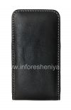 Photo 1 — Signature Leather Case-saku buatan tangan klip Monaco Vertikal / Horisontal Pouch Jenis Kulit Kasus untuk BlackBerry Z10 / 9982, Hitam (Black), Potret (Vertikal)
