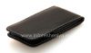 Photo 6 — Signature Leather Case-saku buatan tangan klip Monaco Vertikal / Horisontal Pouch Jenis Kulit Kasus untuk BlackBerry Z10 / 9982, Hitam (Black), Potret (Vertikal)