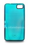 Photo 2 — Etui en silicone entreprise compacté iSkin Vibes pour BlackBerry Z10, Turquoise (Bleu, Breeze)