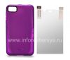 Photo 17 — Corporate Silicone Case ohlangene iSkin Vibes for BlackBerry Z10, Purple (Purple, Vive)