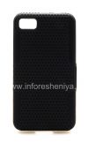 Photo 1 — rugged perforated cover for BlackBerry Z10, Black / Black