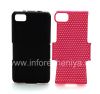 Photo 7 — rugged perforated cover for BlackBerry Z10, Black / Fuchsia