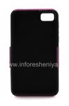 Photo 2 — ezimangelengele ikhava perforated for BlackBerry Z10, Black / Purple