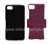 Photo 6 — ezimangelengele ikhava perforated for BlackBerry Z10, Black / Purple
