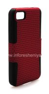 Photo 4 — rugged perforated cover for BlackBerry Z10, Black red