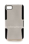 Photo 1 — rugged perforated cover for BlackBerry Z10, Black White