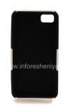 Photo 2 — Die Abdeckung robust für Blackberry Z10 perforiert, Schwarz / Weiß