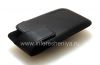 Фотография 6 — Кожаный чехол с клипсой для BlackBerry Z10/ 9982, Черный с мелкой текстурой