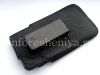 Photo 9 — Leather case with clip for BlackBerry Z10 / 9982, Black c large texture