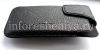 Photo 10 — Leather case with clip for BlackBerry Z10 / 9982, Black c large texture