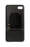 Фотография 2 — Эксклюзивная задняя крышка для BlackBerry Z10, Черный, "Кожа", С крупной текстурой