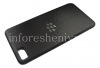 Фотография 7 — Эксклюзивная задняя крышка для BlackBerry Z10, Черный, "Кожа", С крупной текстурой