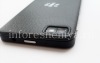 Фотография 9 — Эксклюзивная задняя крышка для BlackBerry Z10, Черный, "Кожа", С крупной текстурой