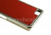 Photo 3 — Plastik-cover tutup dengan insert kulit untuk BlackBerry Z10, merah