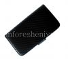 Photo 3 — حقيبة جلد محفظة "الكربون" لبلاك بيري Z10, أسود