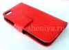 Photo 6 — Kulit Kasus Dompet "Carbon" untuk BlackBerry Z10, merah