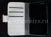 Photo 3 — Housse en cuir Wallet "carbone" pour BlackBerry Z10, Blanc